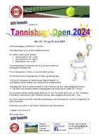 Udsolgt - Tannisbugt Open (Veterandouble motionistturnering) i BTI